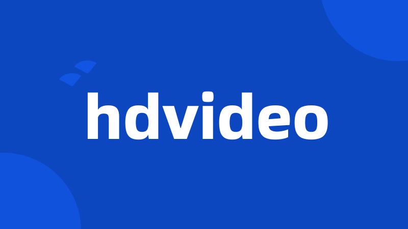 hdvideo