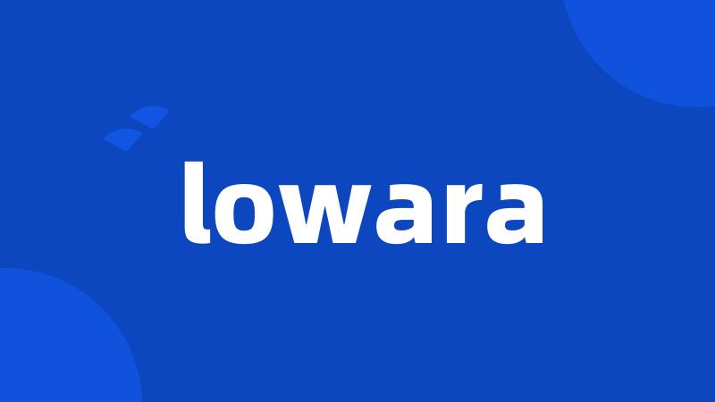 lowara