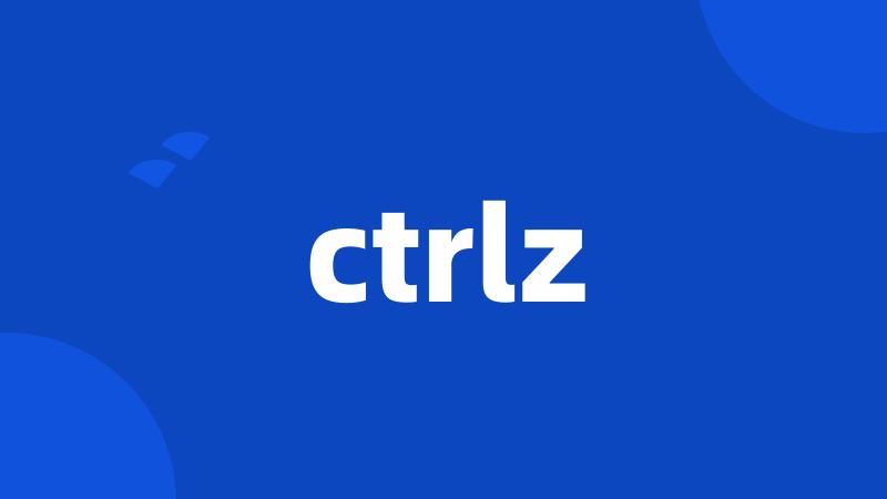 ctrlz