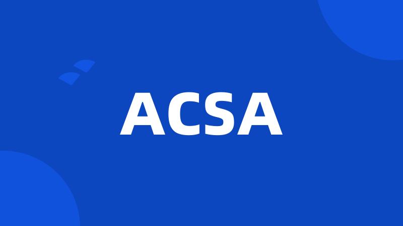 ACSA