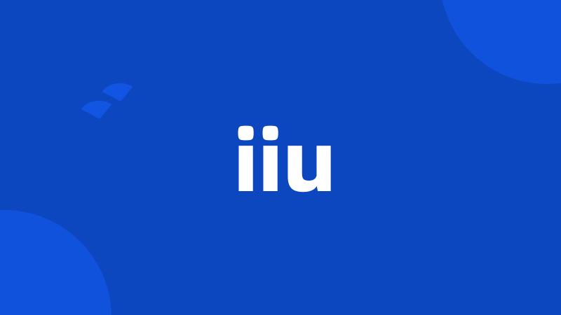 iiu