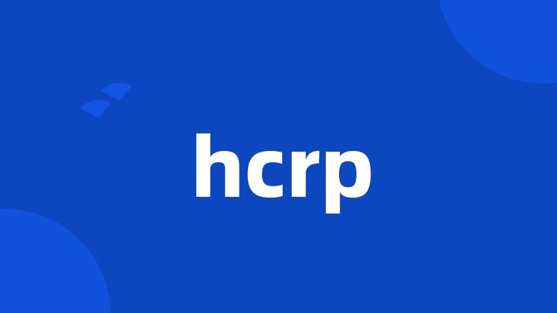 hcrp