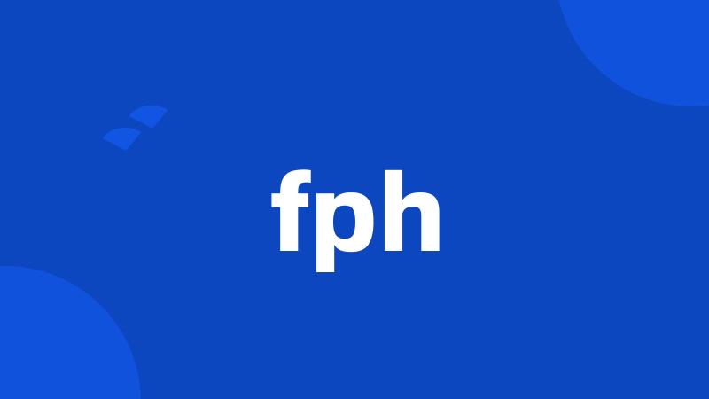 fph