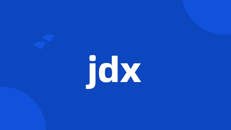 jdx