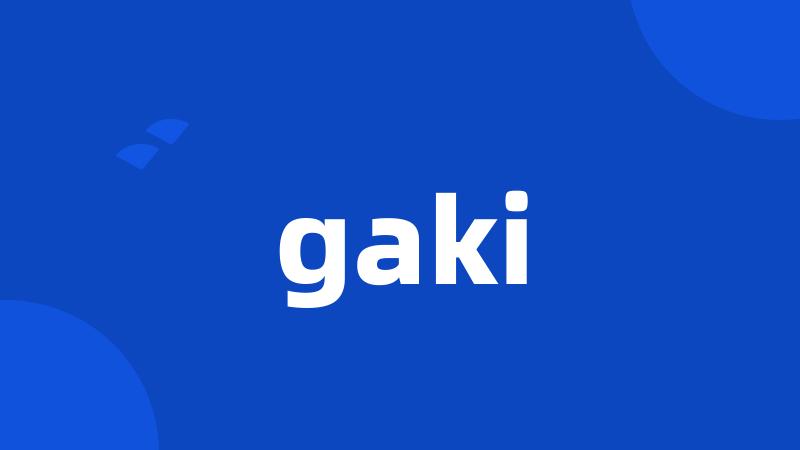 gaki