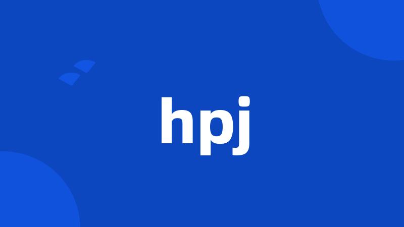 hpj