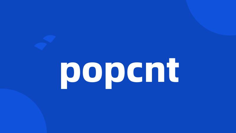 popcnt