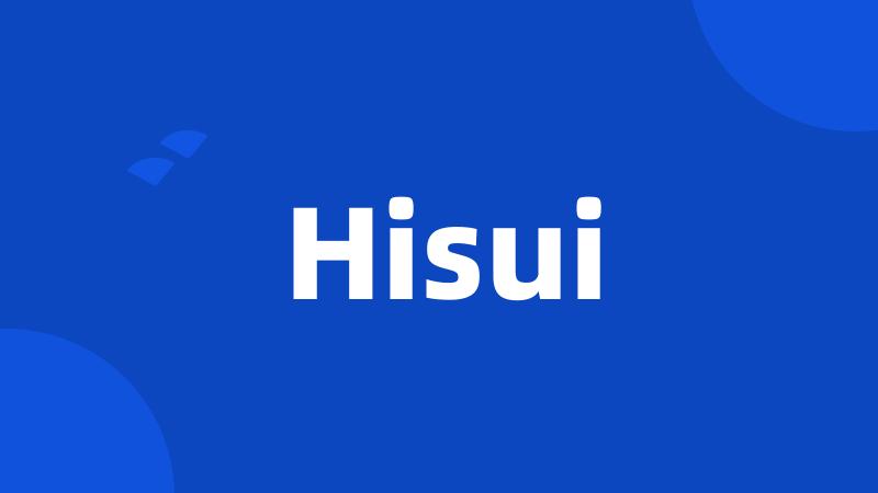 Hisui