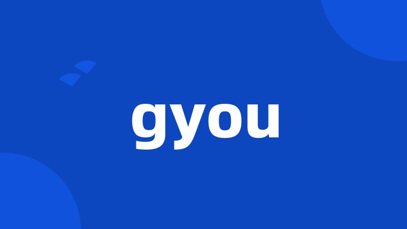 gyou