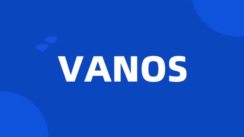 VANOS