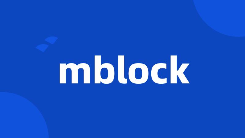 mblock