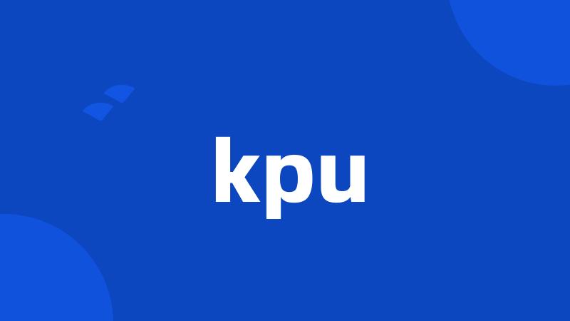 kpu