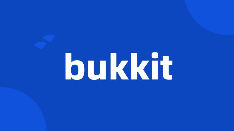 bukkit