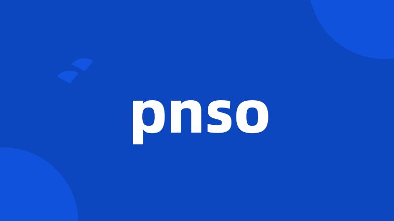 pnso