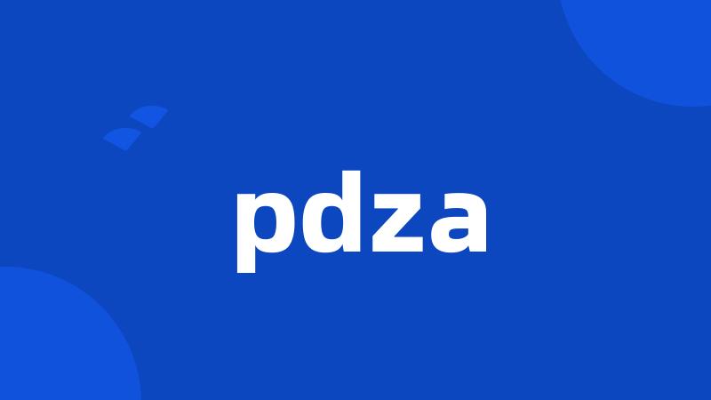 pdza