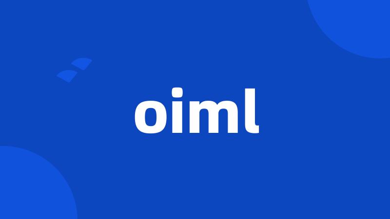 oiml