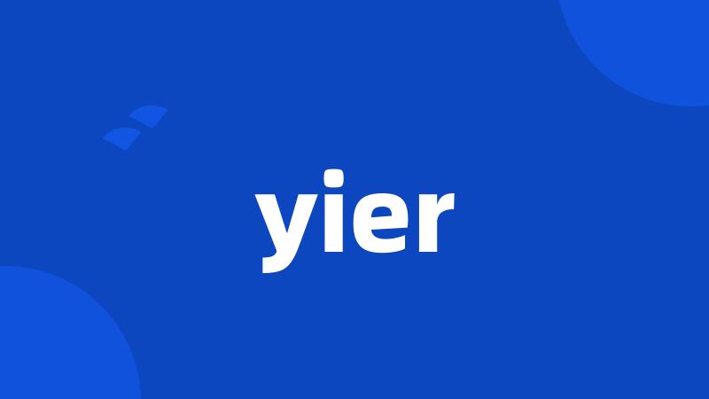 yier