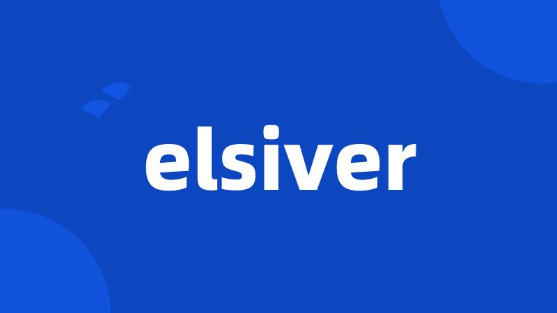 elsiver