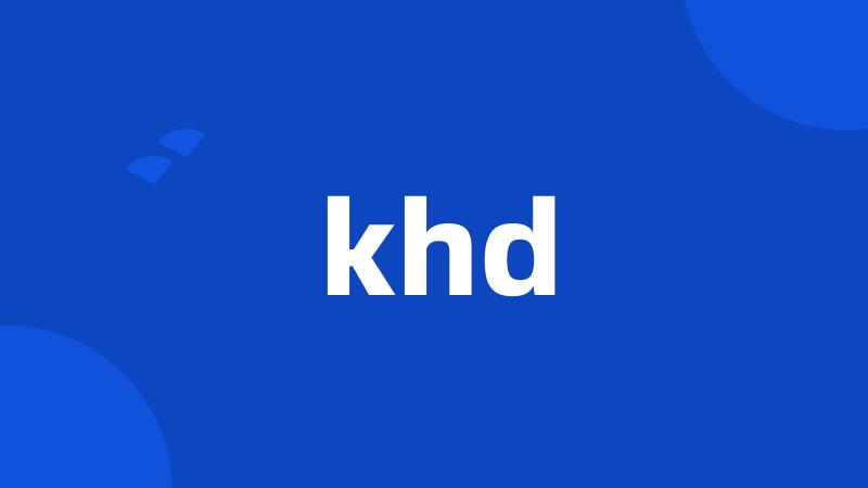 khd