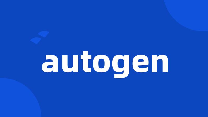 autogen