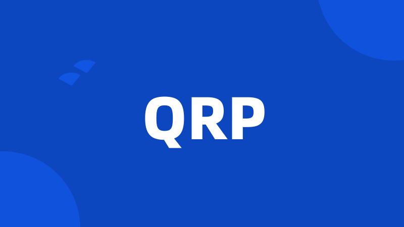 QRP