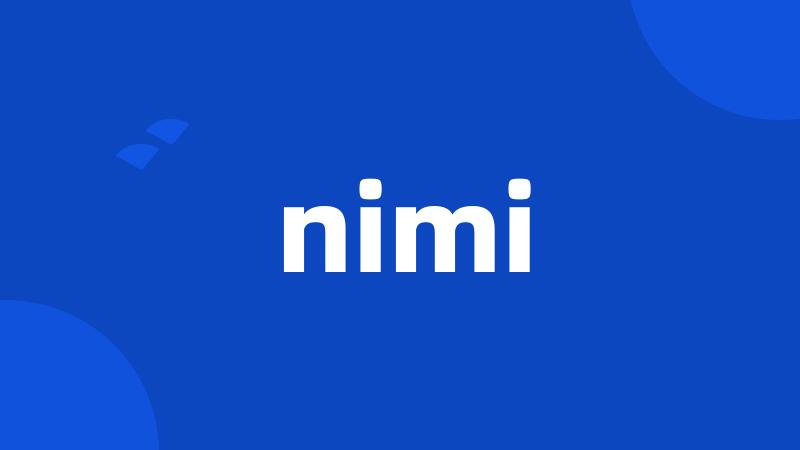 nimi