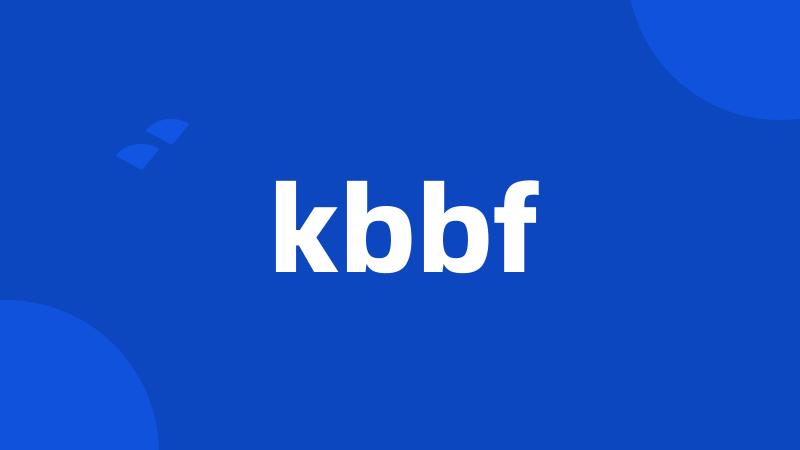 kbbf