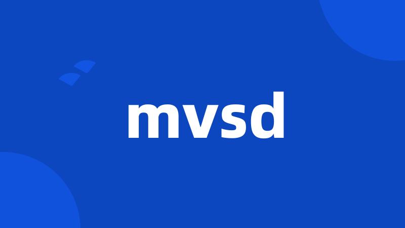 mvsd