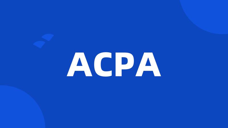 ACPA