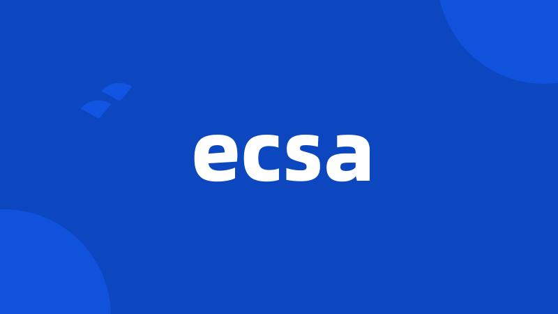 ecsa