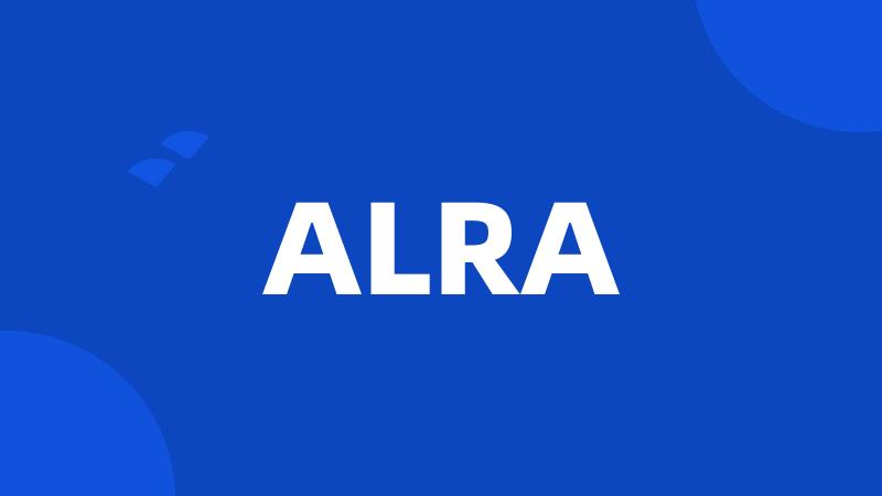 ALRA