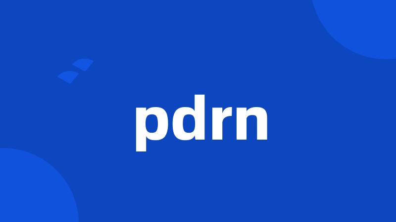 pdrn