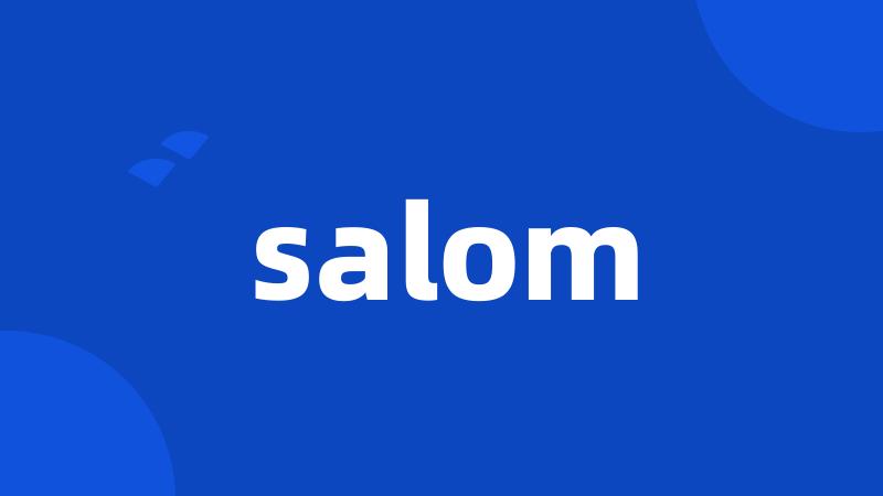 salom