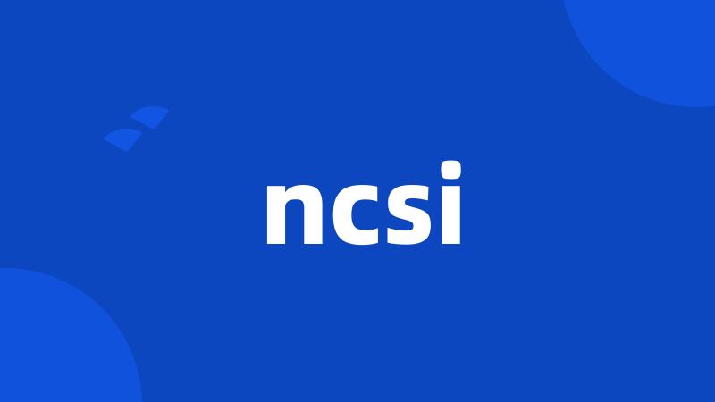 ncsi