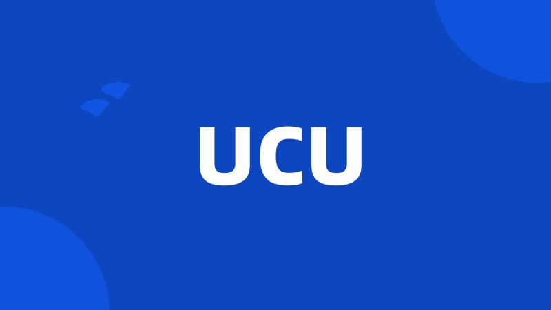 UCU