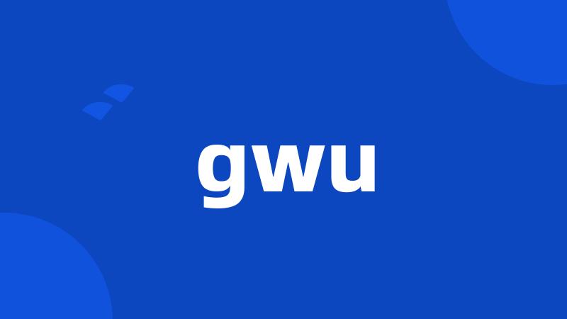 gwu