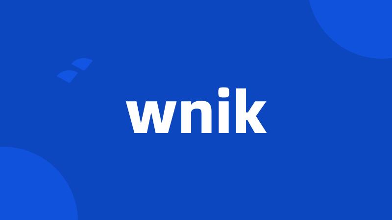 wnik