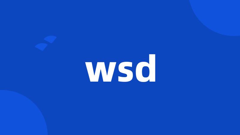 wsd