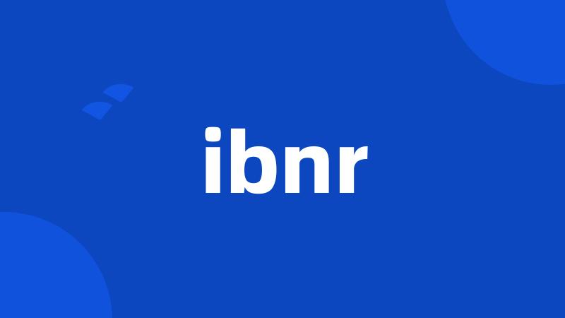 ibnr