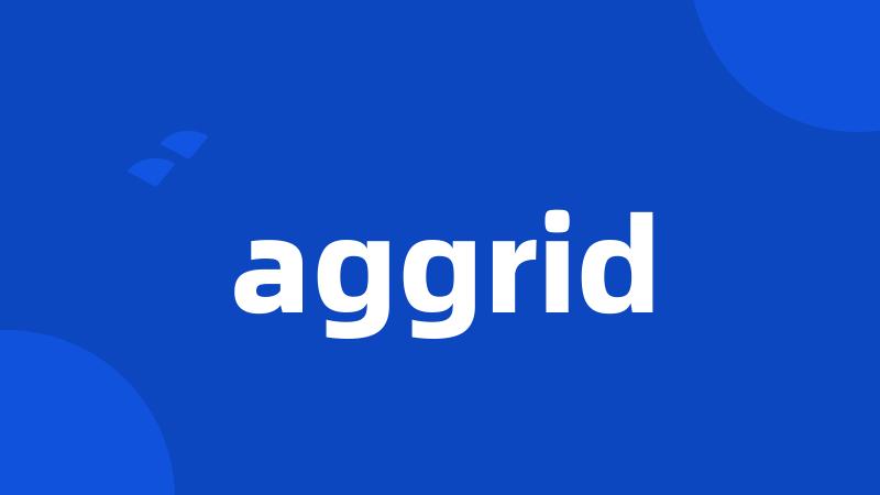 aggrid