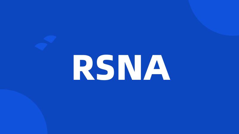 RSNA