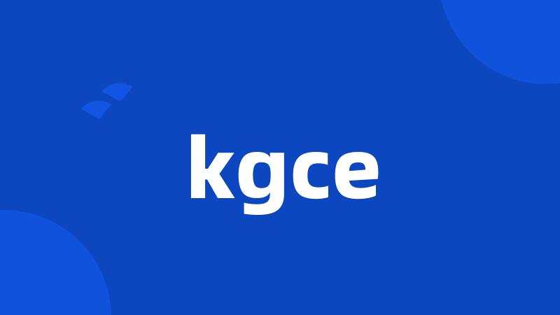 kgce