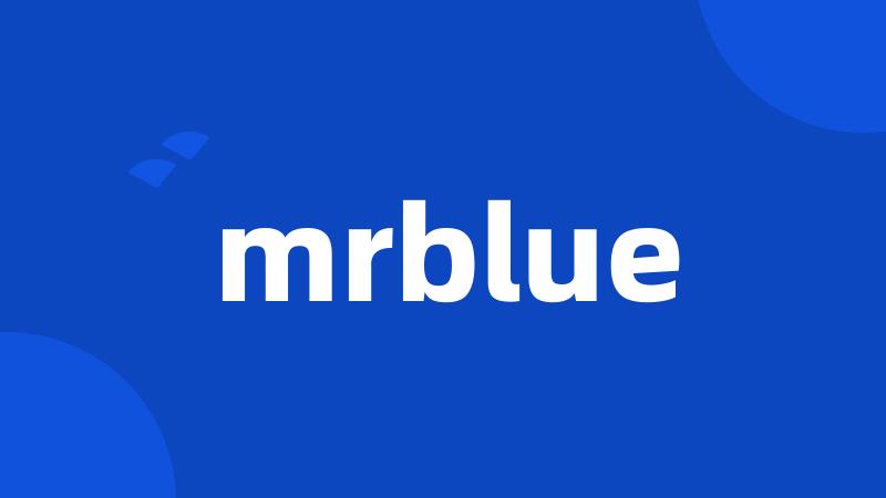 mrblue