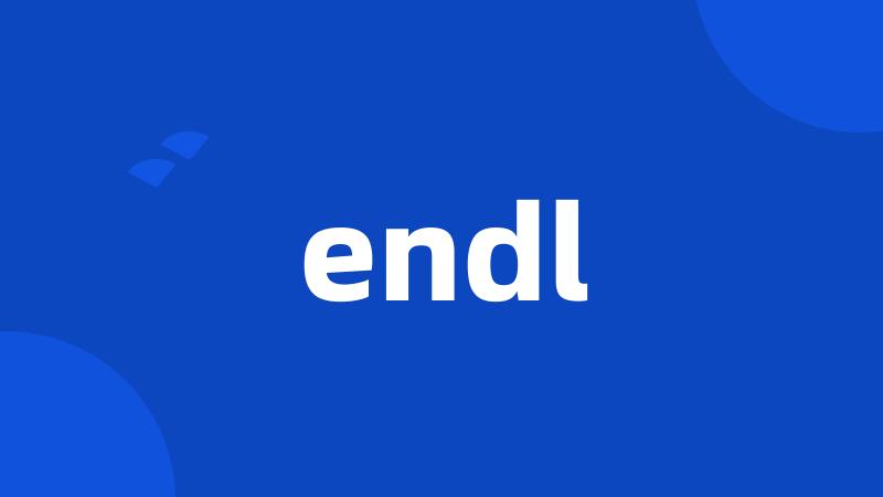 endl