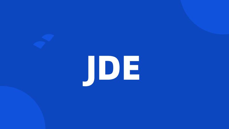 JDE