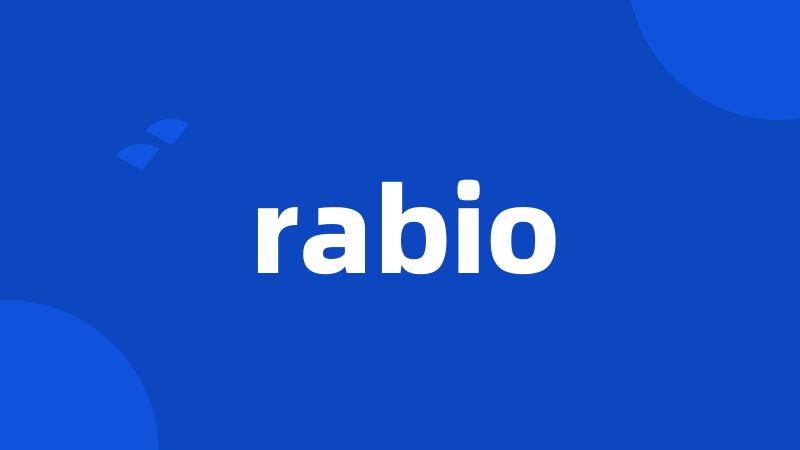 rabio