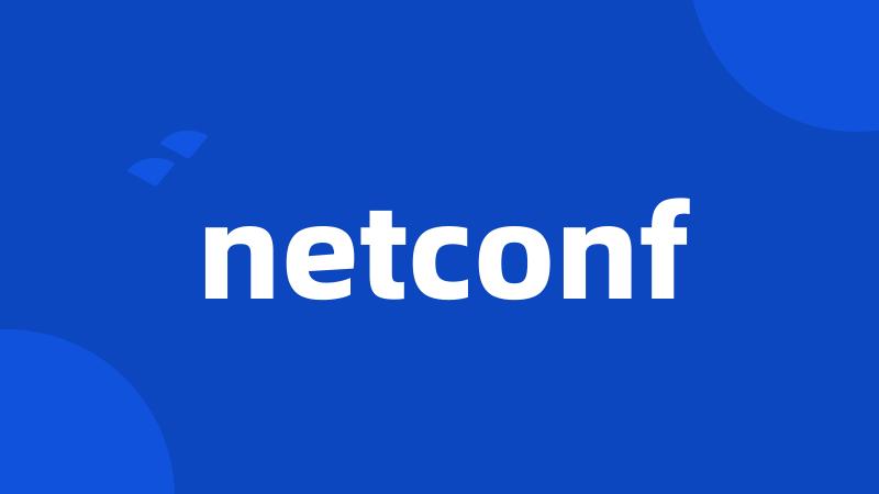 netconf