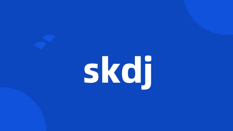 skdj