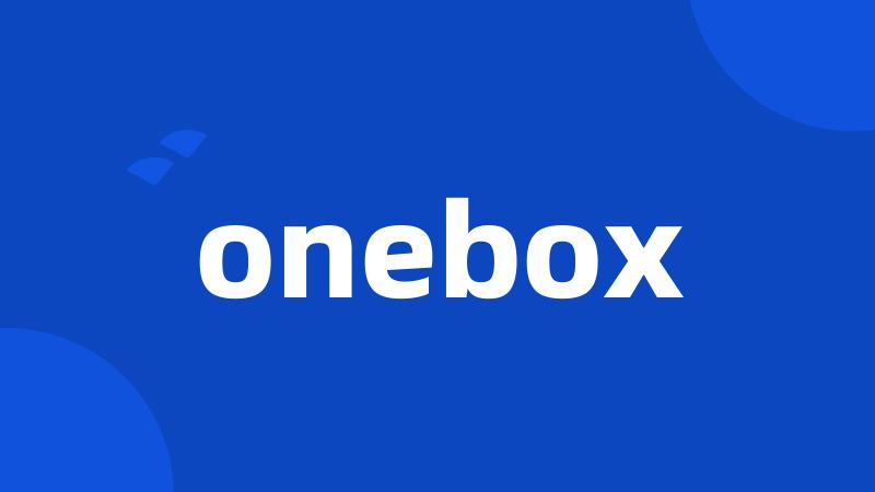 onebox