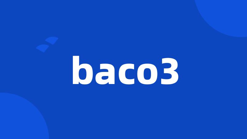 baco3